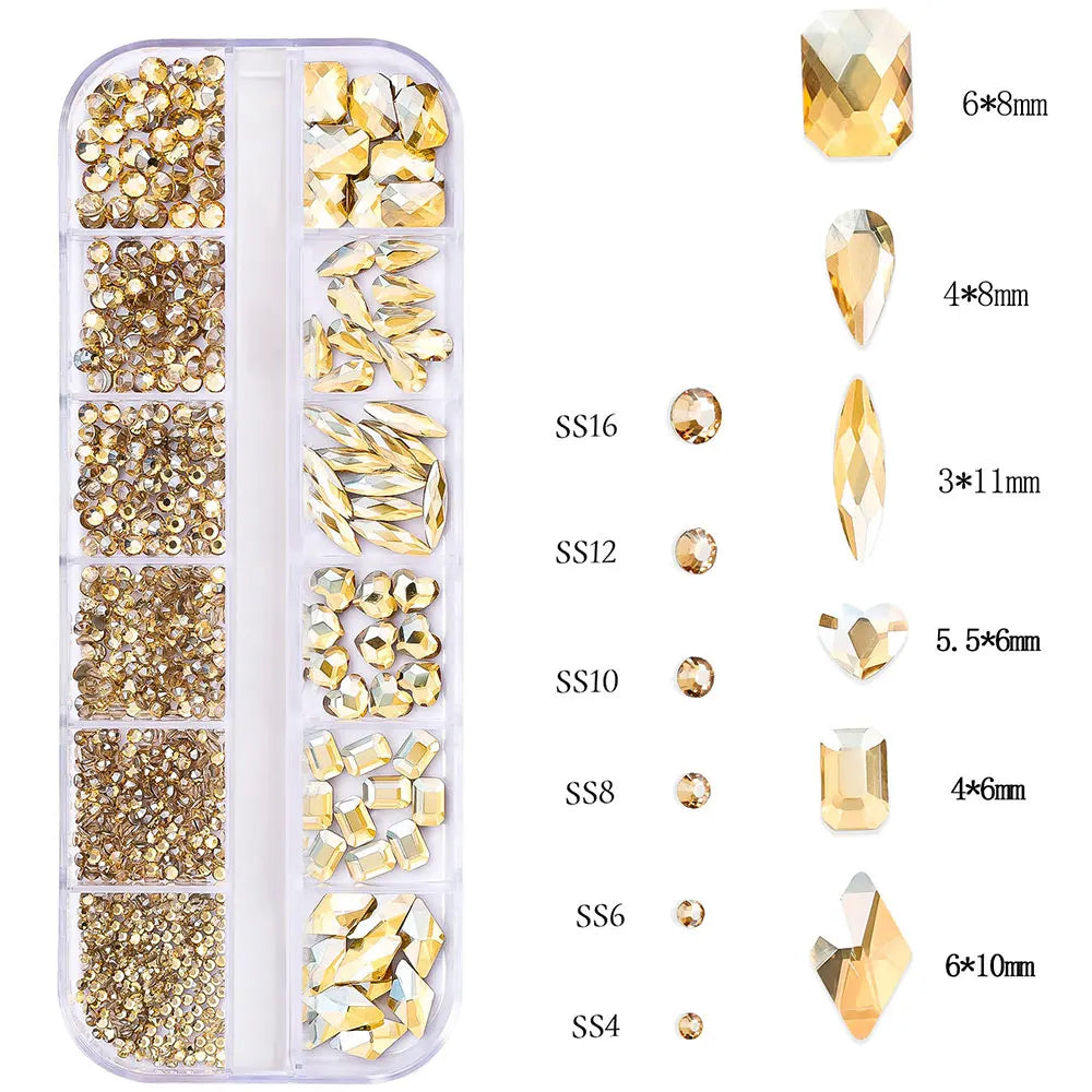 Nail Rhinestones Box – funkelnde Strasssteine