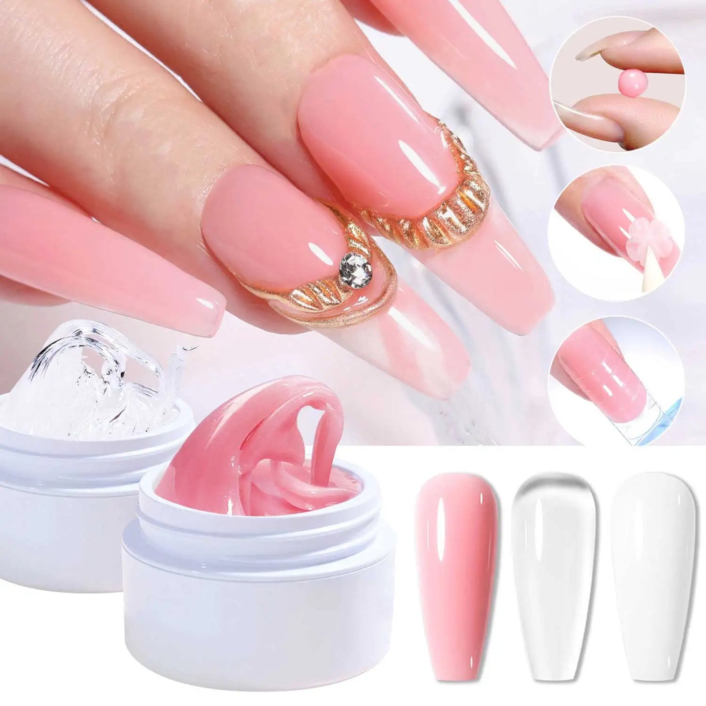 Builder-Gel Clear – 3D Nailart