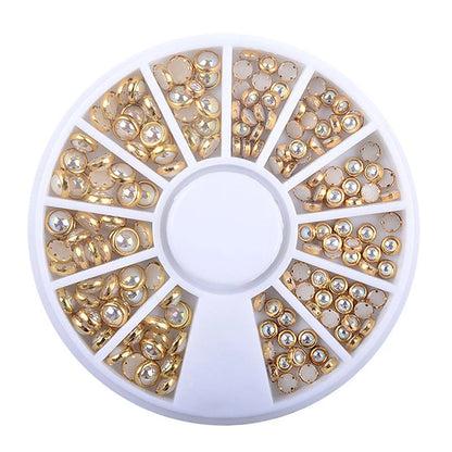 Nail Rhinestone Box – Bunte Kristalle