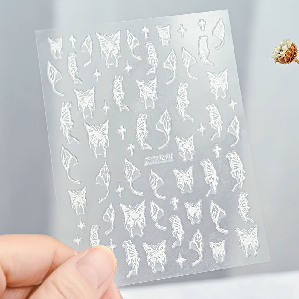 3D Nail Sticker – Sonne, Mond & Sterne