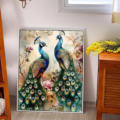 Malen nach Zahlen – Anmutiger Pfau