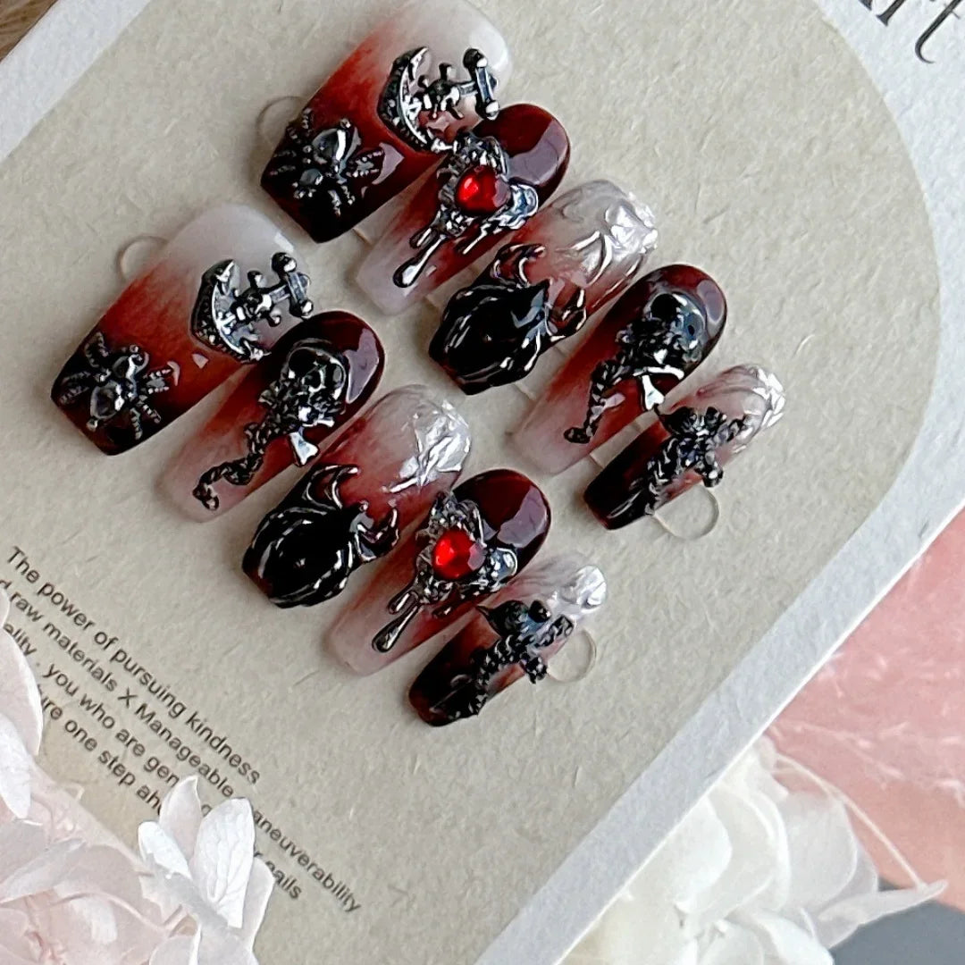 Gothic Glam Press-On Nails