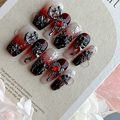 Gothic Glam Press-On Nails