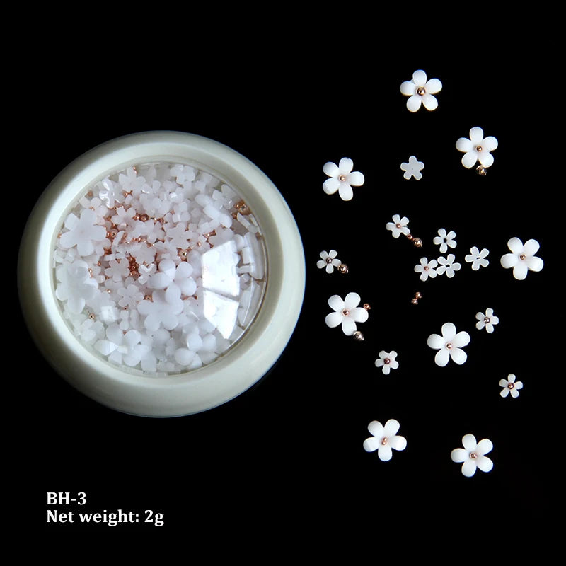 Acryl-Blumen Nail Art