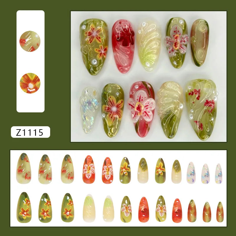 Press-On Nails – Blumendesign