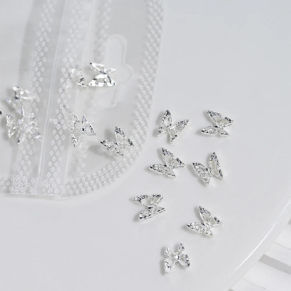 3D Schmetterlings Nail Charms