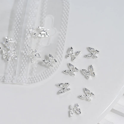 3D Schmetterlings Nail Charms