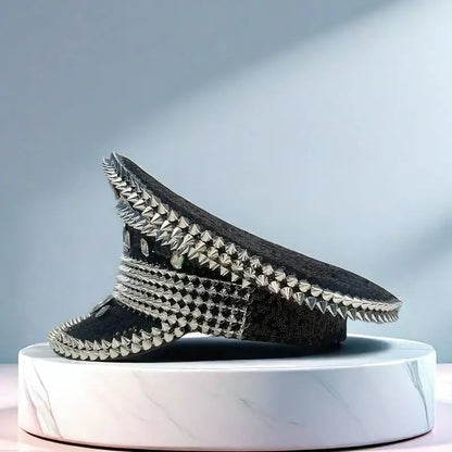 Festival Cap mit Strass & Nieten