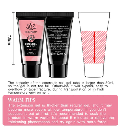 Poly-Gel Set – flexible Nagelverlängerung