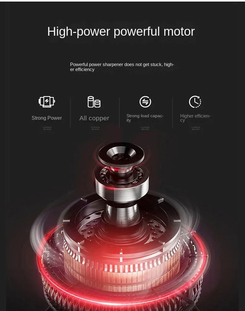 Scharf in Sekunden- elektrischer Messerschärfer - sunny.side-Productions