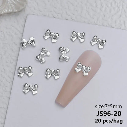 3D Schmetterlings Nail Charms