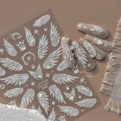 Magische Flügel – 5D Nail Sticker