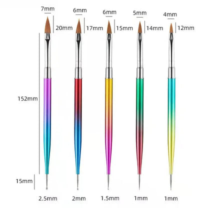 Nailart-Pinselset - sunny.side-Productions