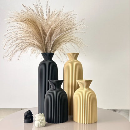 Vasen-Set – Minimalistische Eleganz & natürliche Harmonie