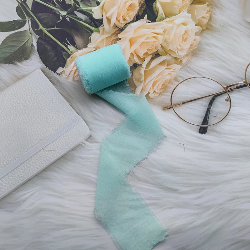 Chiffonband – Elegante Weihnachtsdeko