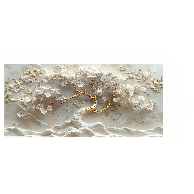 3D-Leinwand – Golden Tree Elegance