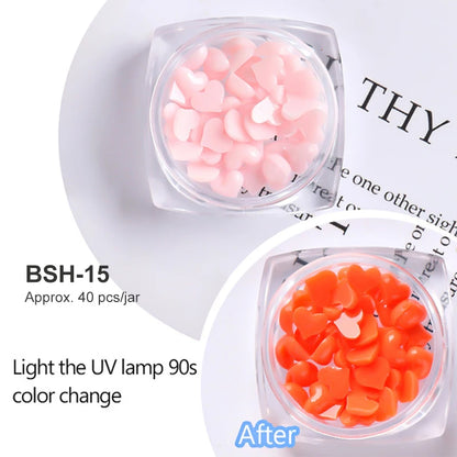 Acryl-Blumen Nail Art