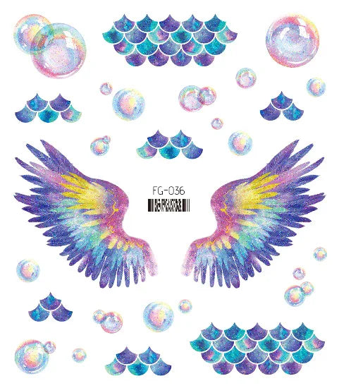 Glitzer-Tattoos – Fairy Vibes