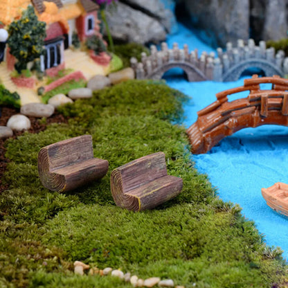 Wichtel Holzbänke – kleiner Ruheplatz