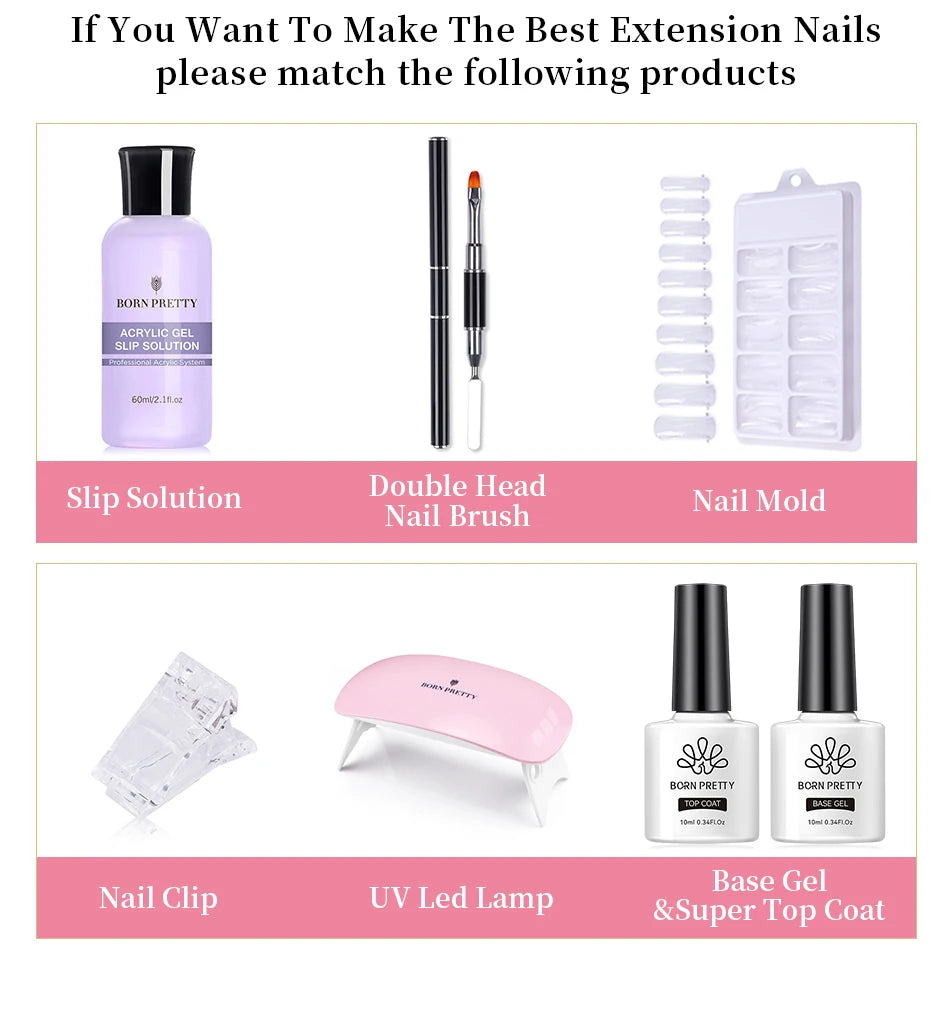 Poly-Gel Set – flexible Nagelverlängerung