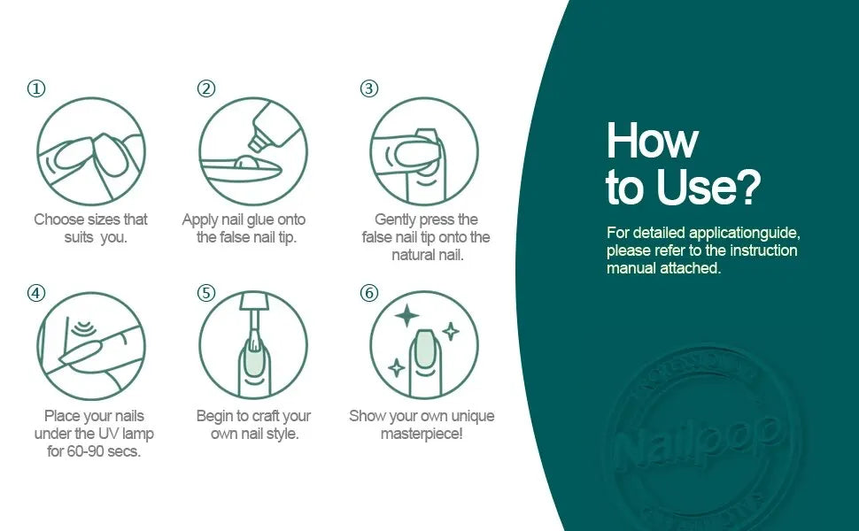 Premium Press-On Tips - sunny.side-Productions