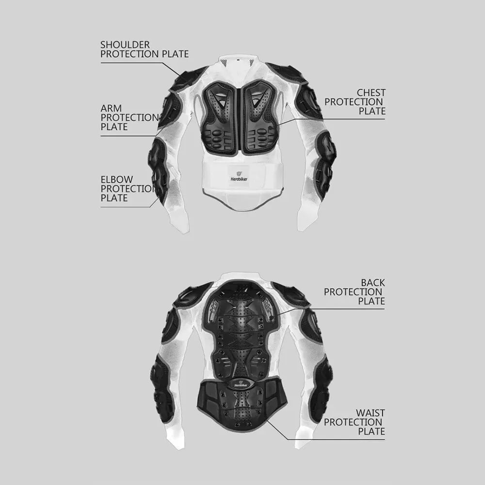 Motocross-Schutzjacke – Sitzt & Schützt