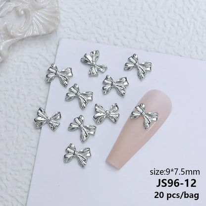 3D Schmetterlings Nail Charms