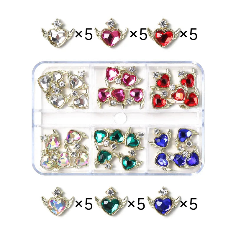 Nail Charms – Glitzernde Strass-Deko