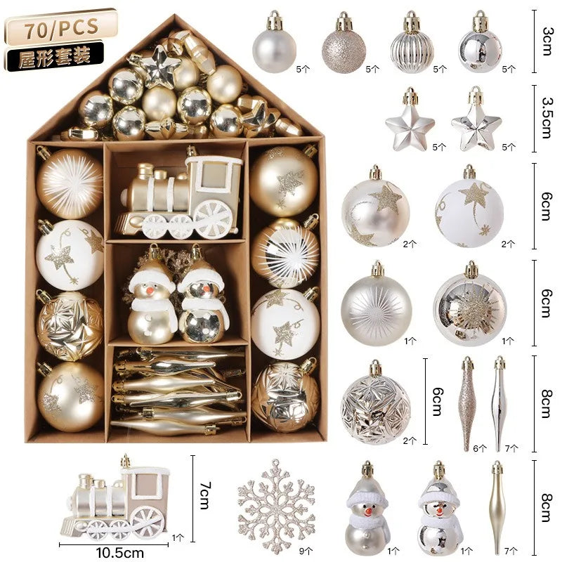 Weihnachtsdeko-Set – Festliche Ornamente