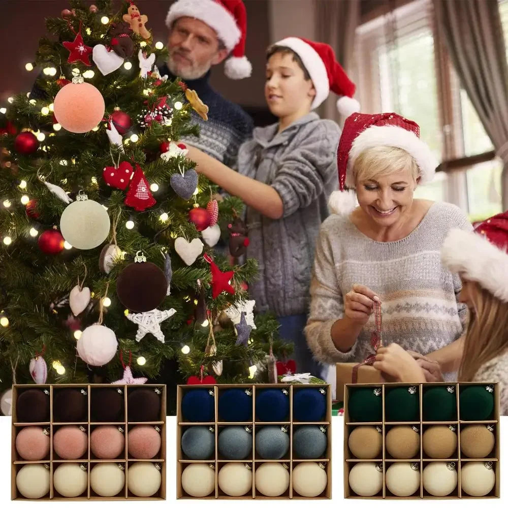 Weihnachtskugeln – Samtige Eleganz