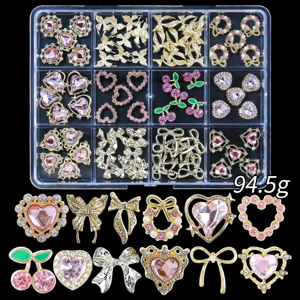 Set Nail Charms – edler 3D Glanz