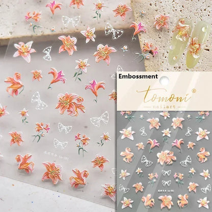 Nail Sticker – Blumen & Kirschblüten