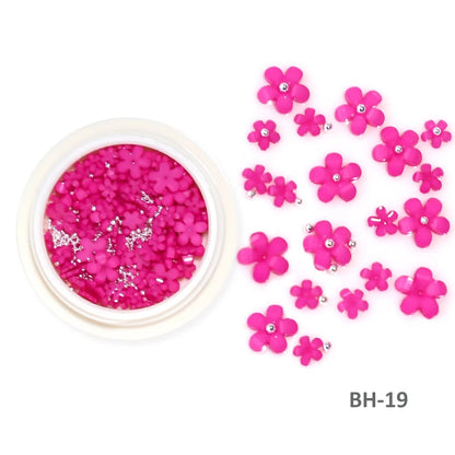 Acryl-Blumen Nail Art