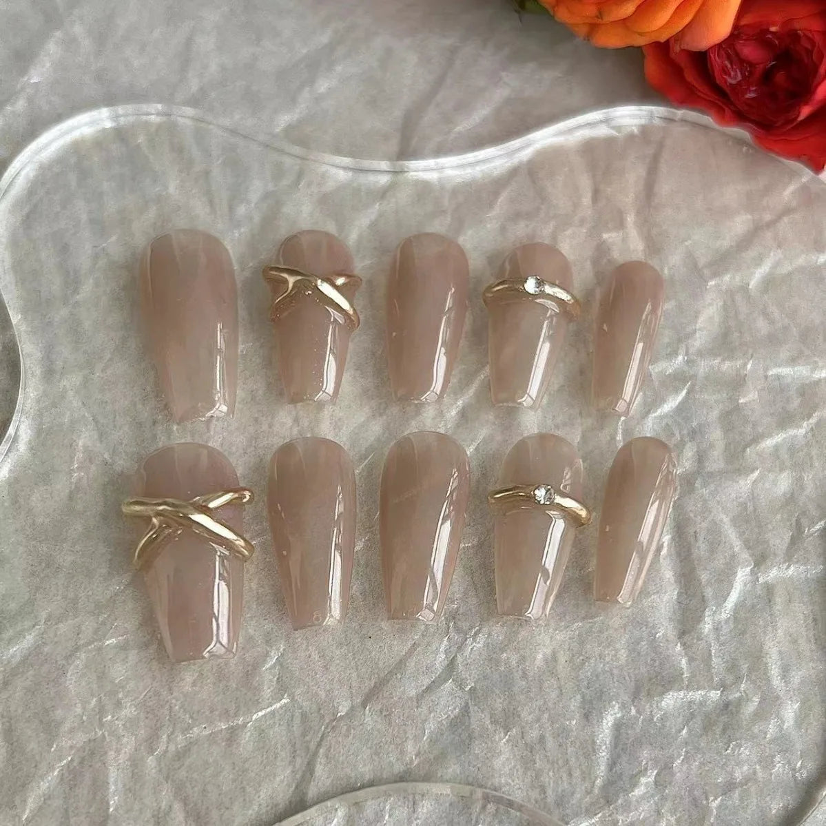 Press-On Nails „Ocean Glow“ - sunny.side-Productions