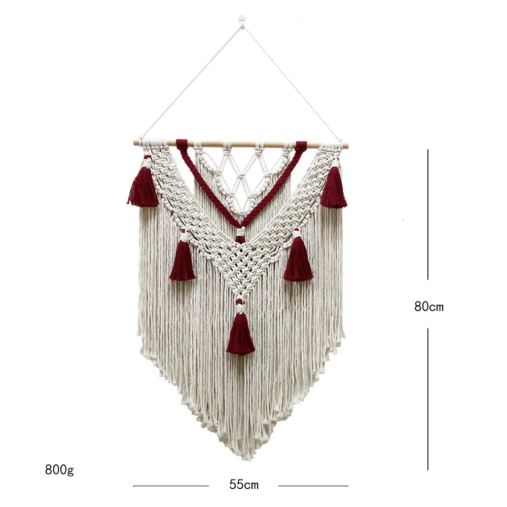 Makramee-Wandteppich – Boho-Ästhetik