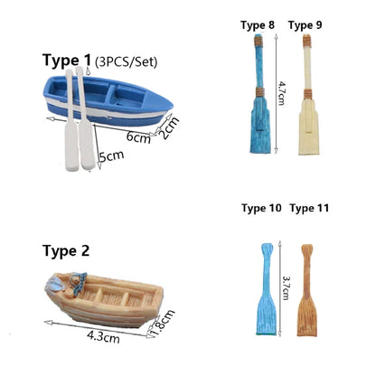 Miniatur Boot – Winter- & Wichtelwelt