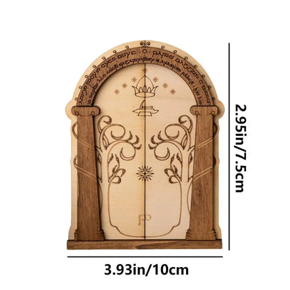 Wichteltür Miniatur – Dekoration im Vintage-Stil