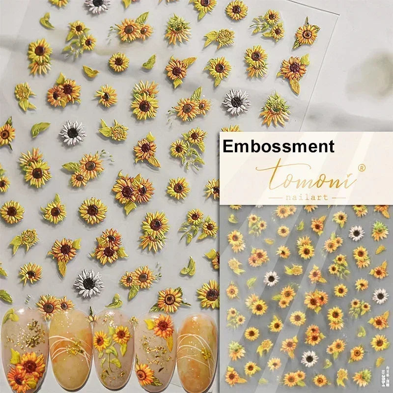 Nail Sticker – Blumen & Kirschblüten