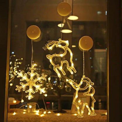 Leuchtende Weihnachtsmotive – Fensterlichter