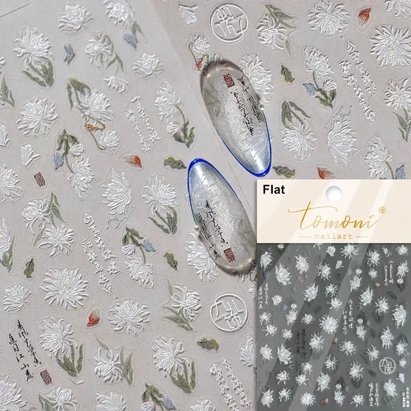 Nail Sticker – Blumen & Kirschblüten