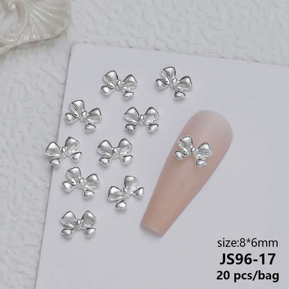 3D Schmetterlings Nail Charms