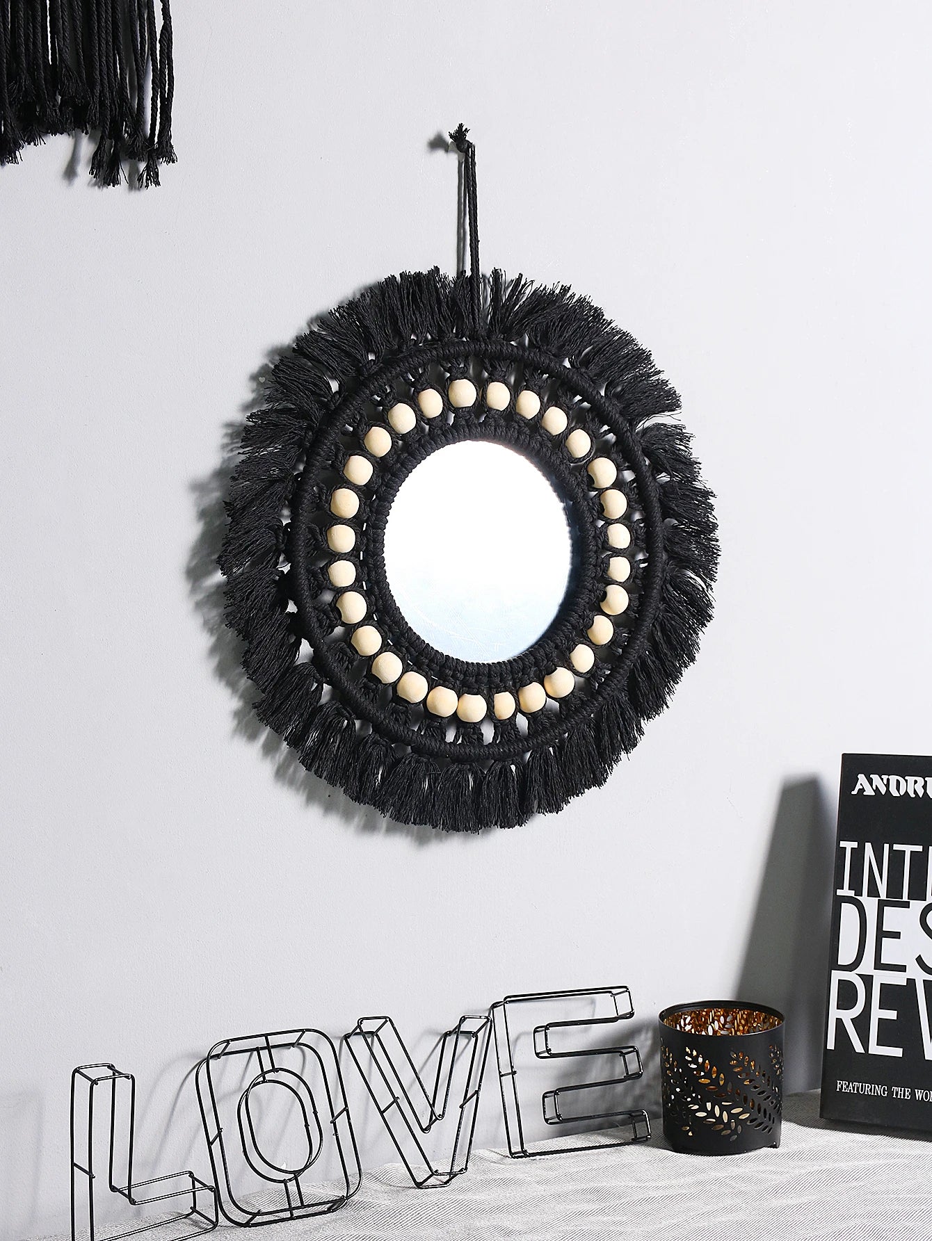 Boho-Makramee-Spiegel – Natürlichkeit trifft Sti