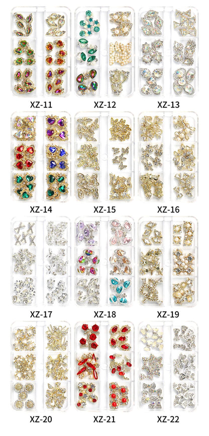 Nail Charms – Glitzernde Strass-Deko