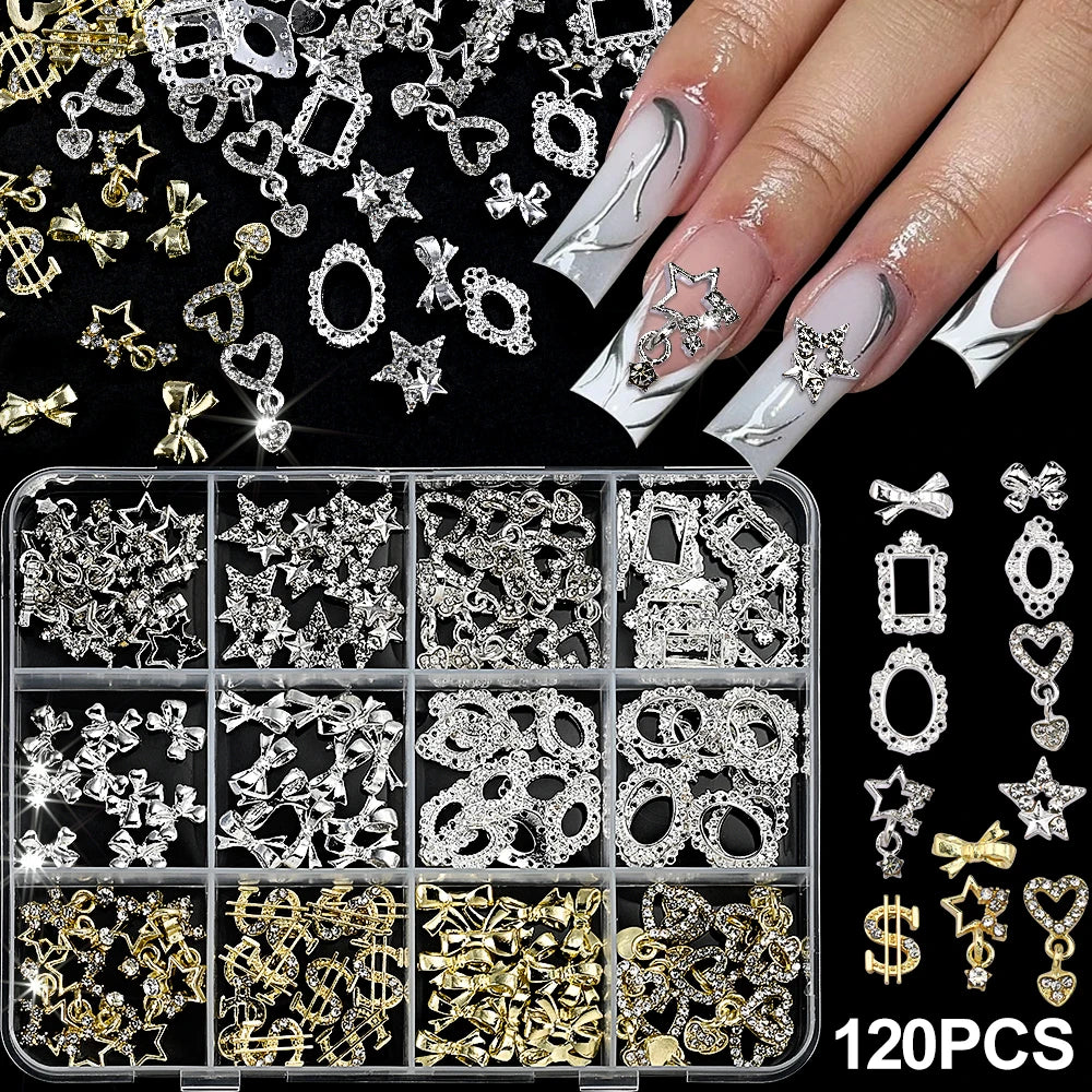 Set Nail Charms – edler 3D Glanz