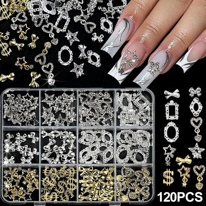 Set Nail Charms – edler 3D Glanz
