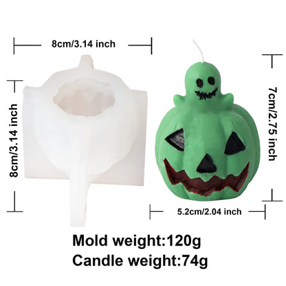 Halloween-Kerzenform – spooky & kreativ