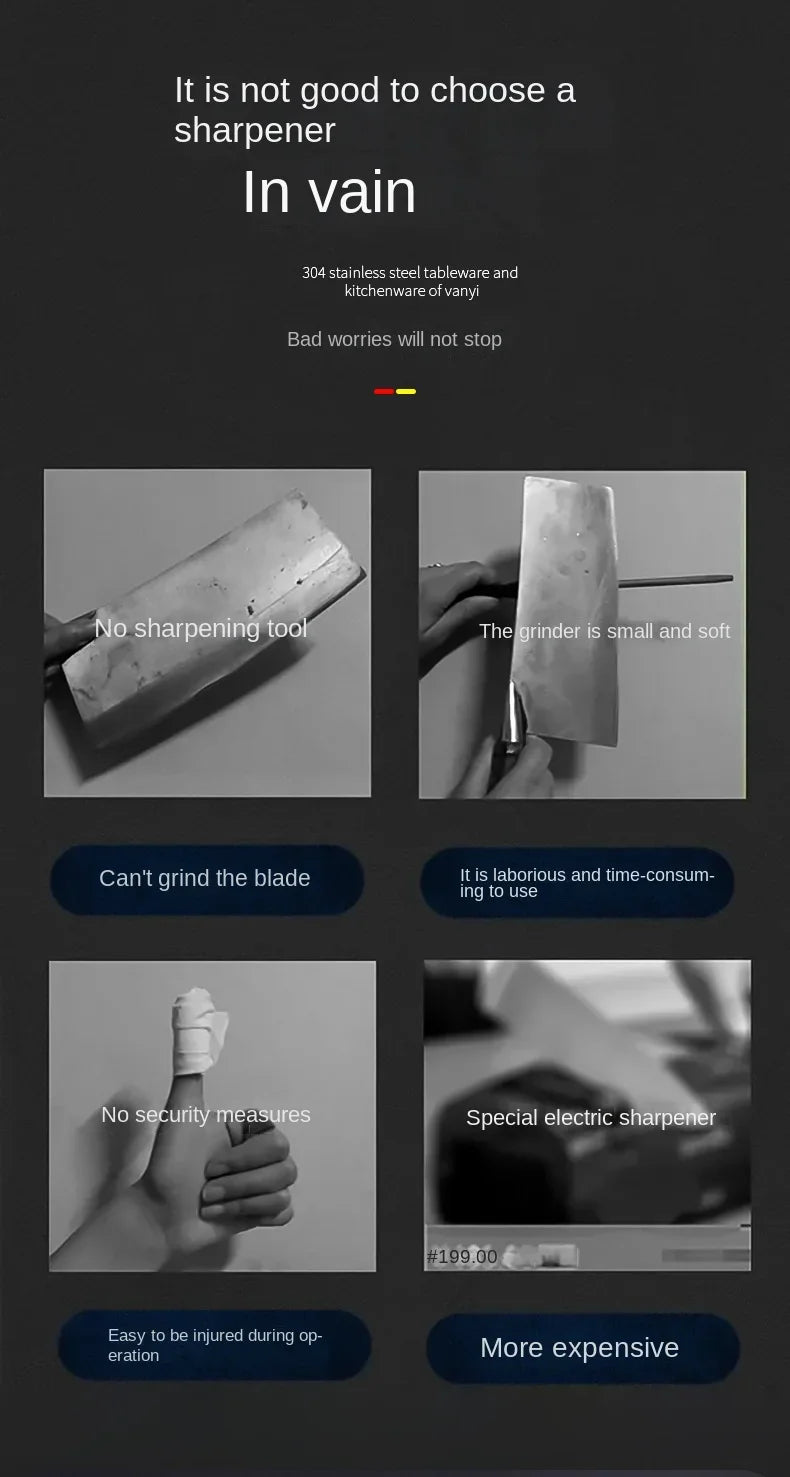 Scharf in Sekunden- elektrischer Messerschärfer - sunny.side-Productions