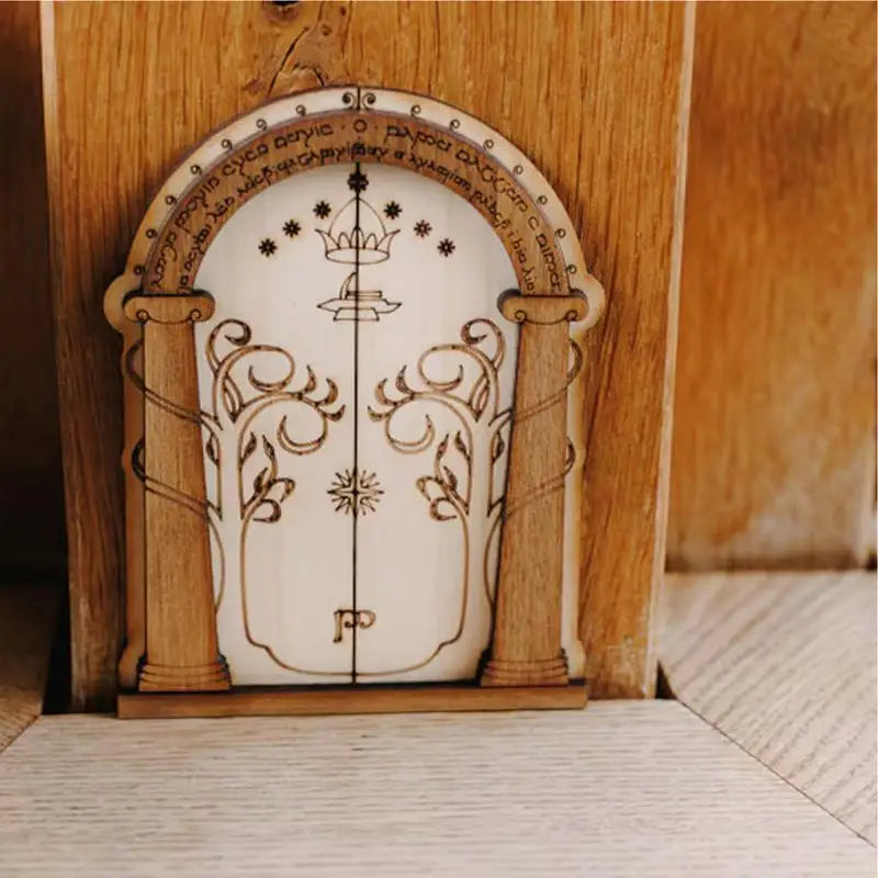 Wichteltür Miniatur – Dekoration im Vintage-Stil