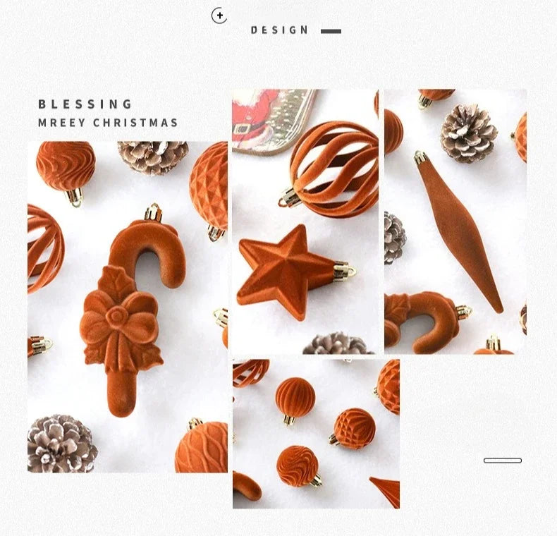 Weihnachtskugeln Samt-Edition – Luxuriöser Glanz