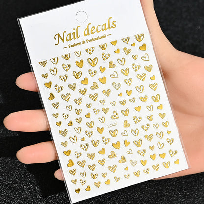 3D Nail Sticker – Sonne, Mond & Sterne